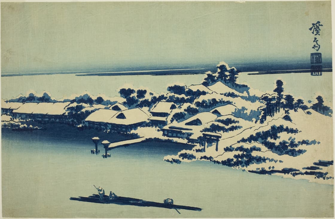 隅田川の雪