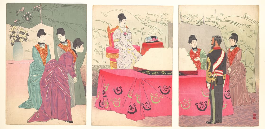 参謀本部行啓之図