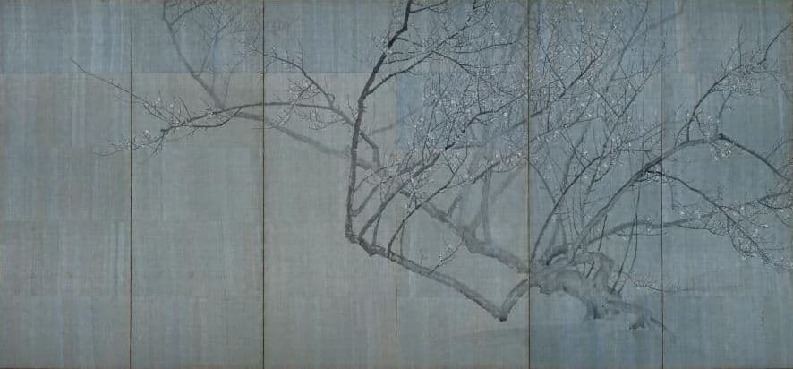 白梅図屏風