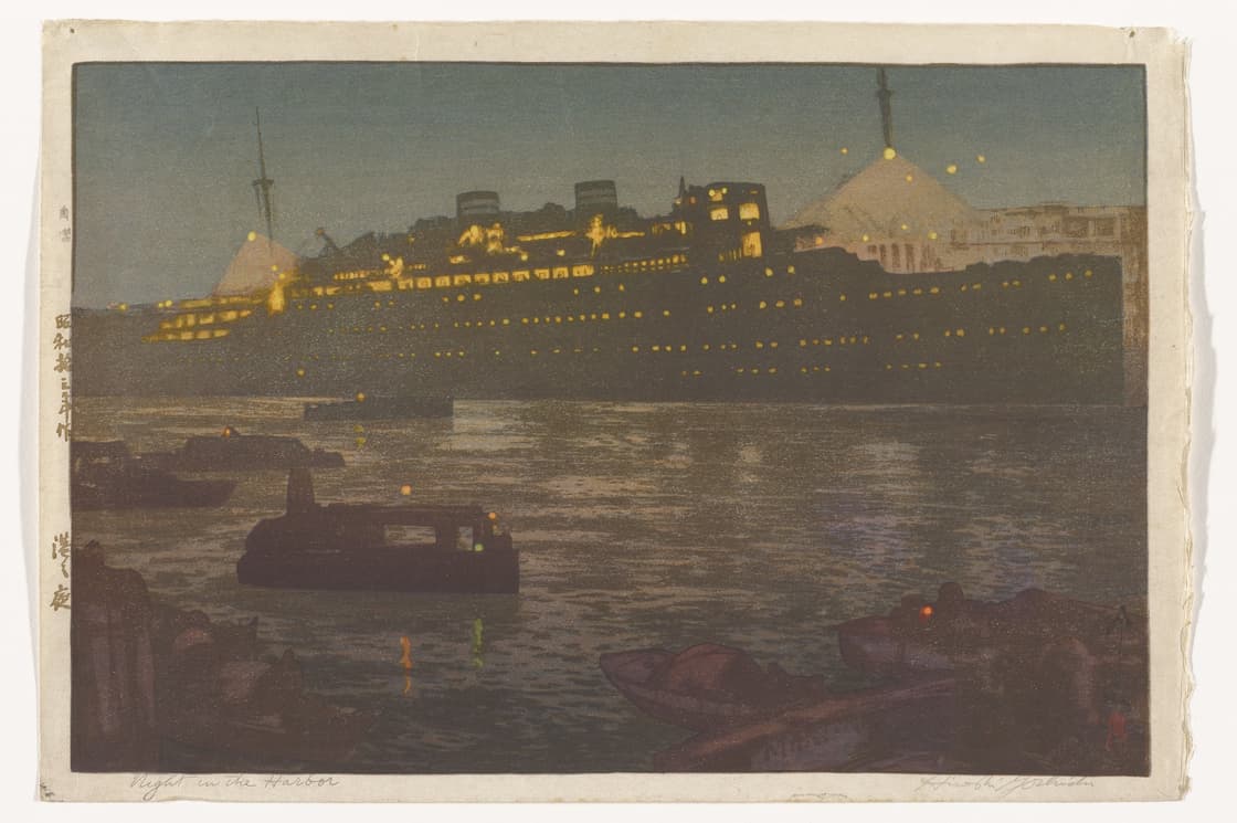 Night in the Harbor