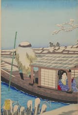 隅田堤の雪景 4