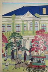 東京名所 尾張町煉石通開化之図 3