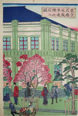 東京名所 尾張町煉石通開化之図 4