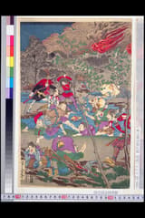 東台戦争落去之図 3