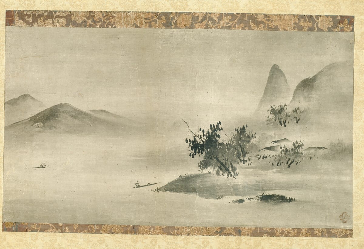 水墨山水図(伝狩野元信)