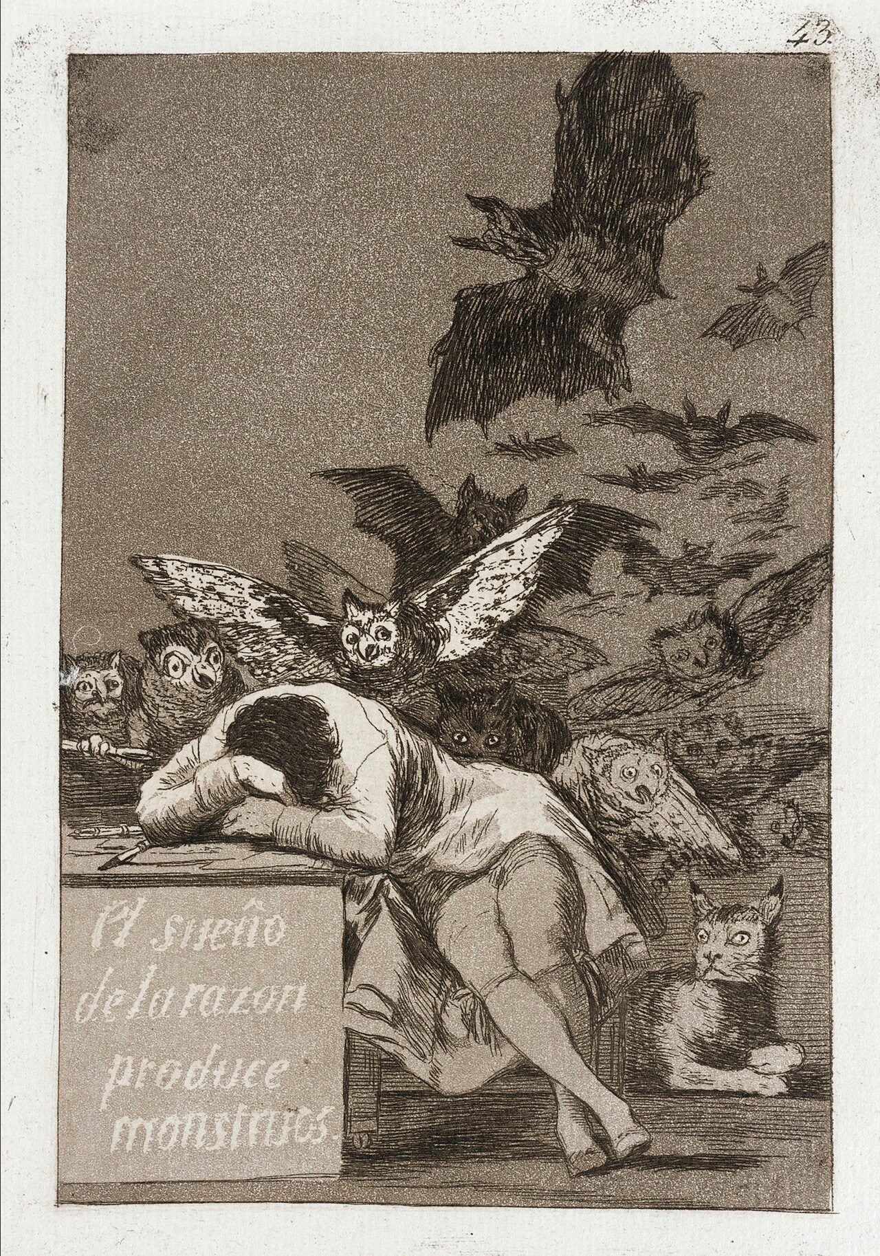 ロス・カプリチョス 43 理性の眠りは怪物を生む