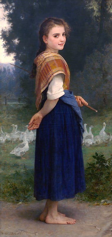 鵞鳥番の少女