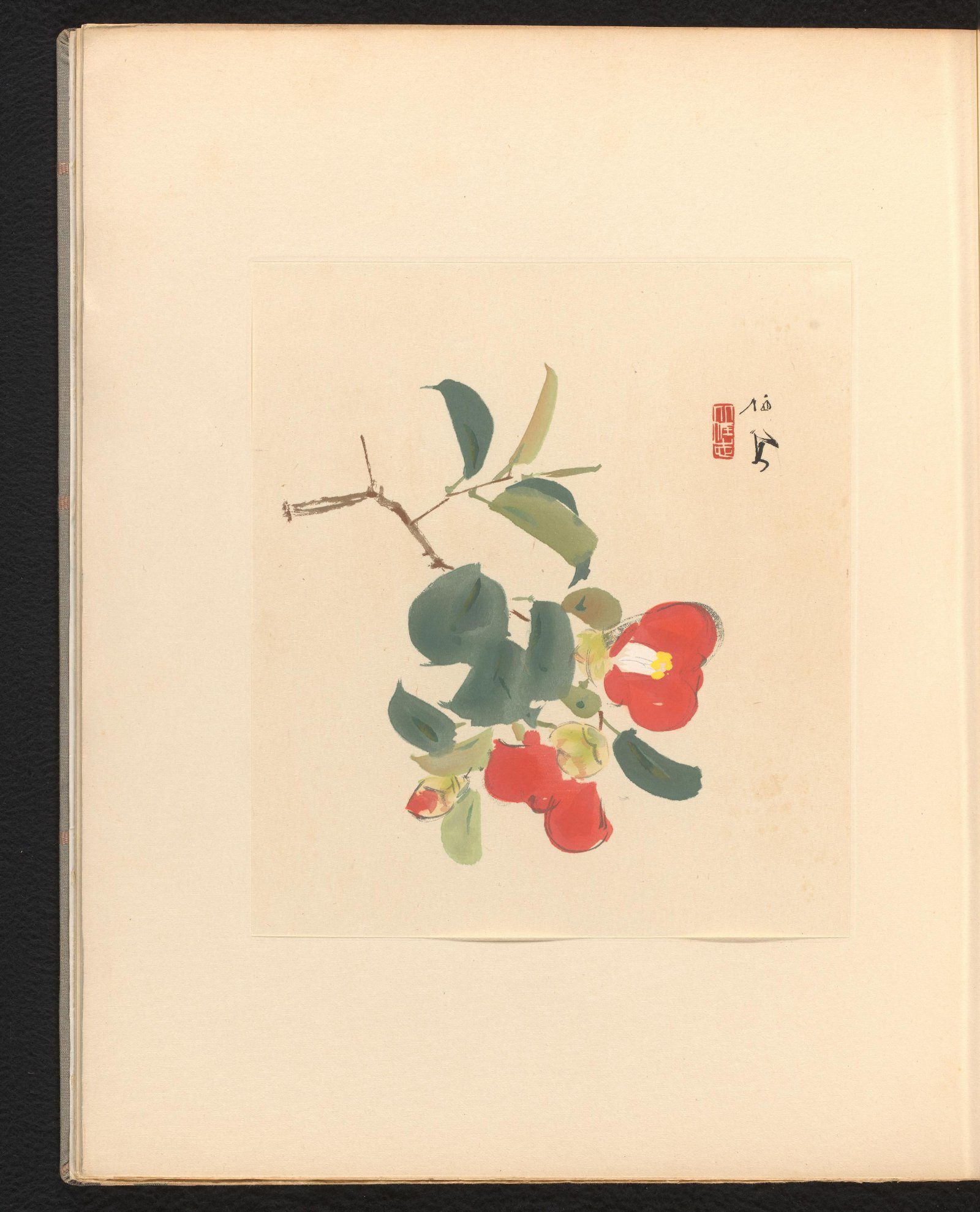 栖鳳逸品集 紅椿 / 竹内栖鳳 | Cugira