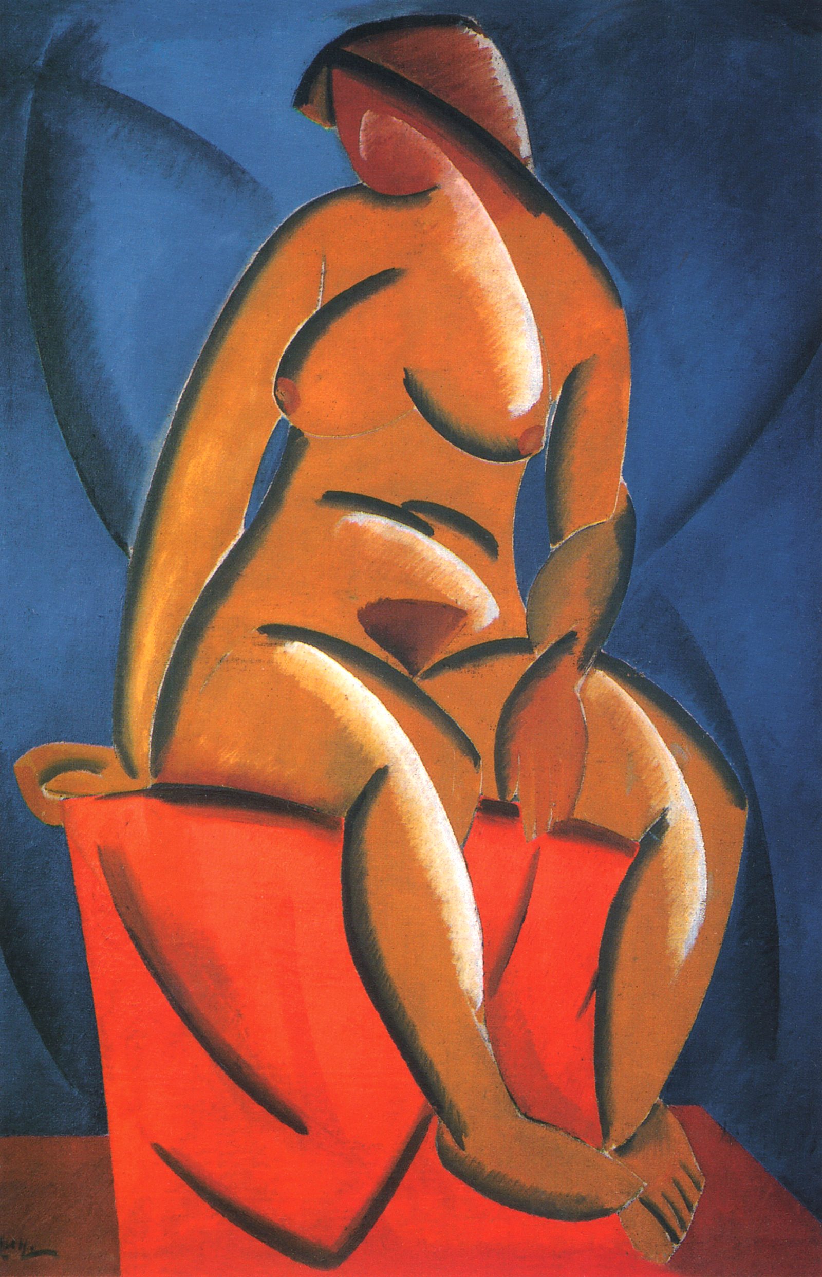 Nude model