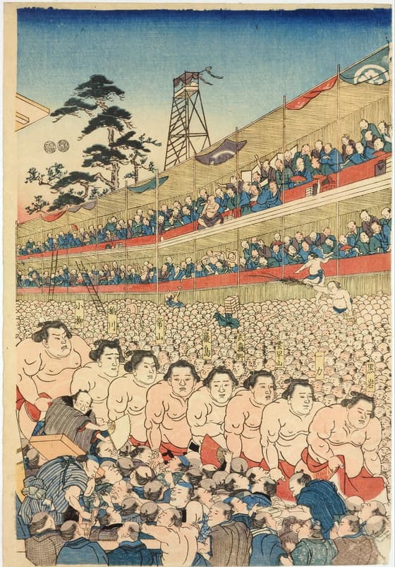 勧進大相撲土俵入