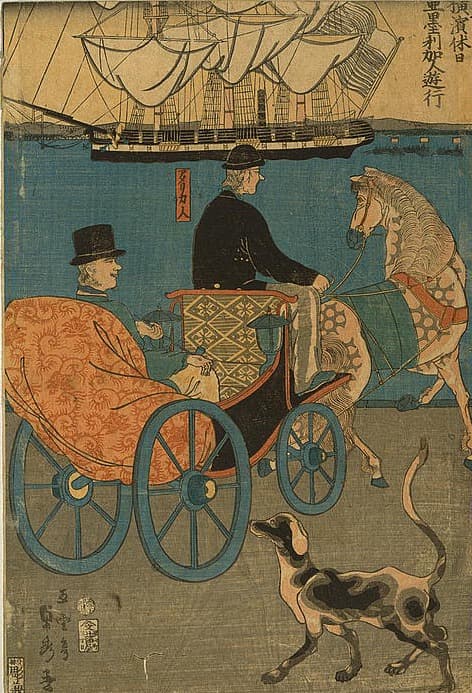 横浜休日　亜米利加人遊行