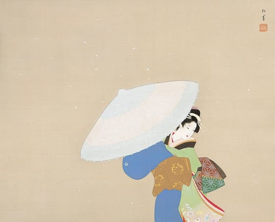 Snow by Shoen (Shohaku Art Museum