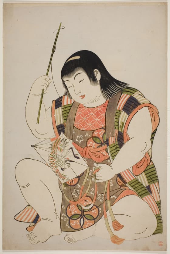 七福神見立　布袋の童子