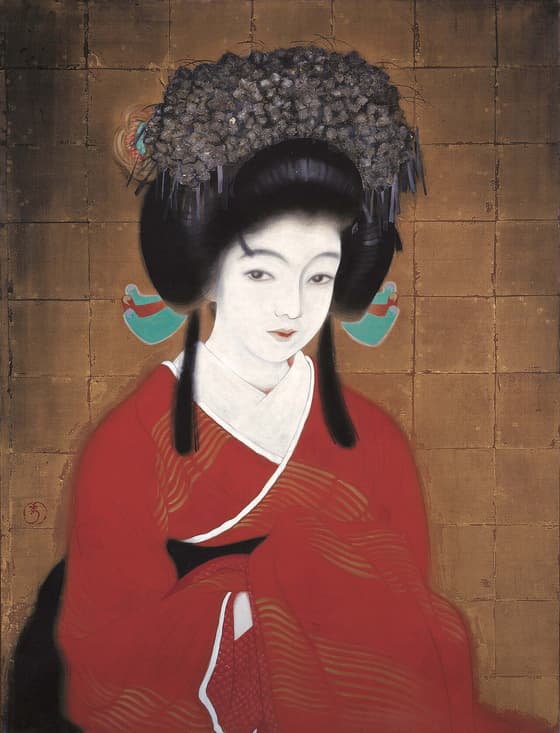花簪の女