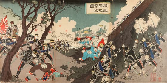 鳳凰城攻撃之図