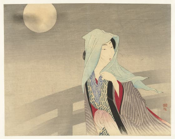 月下之美人
