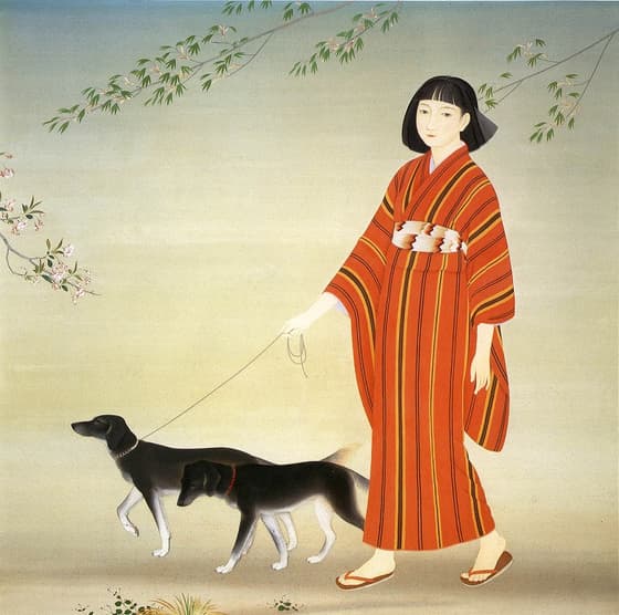 犬を連れたる婦人