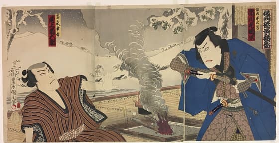 初代市川左團次の常川・尾上菊五郎の溝呂木紅一
