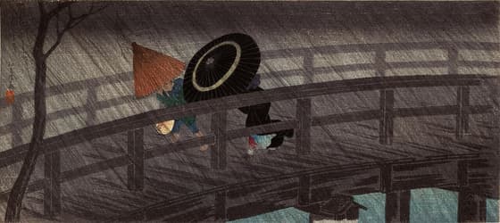 Izumi-bashi no Ame by Shōtei