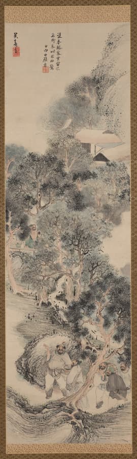 水滸伝　快活林図