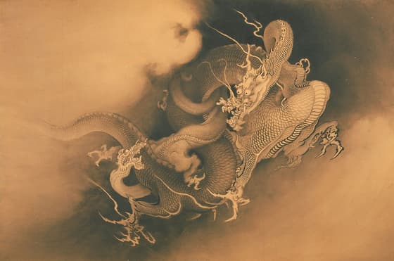 Two Dragons (in Clouds)