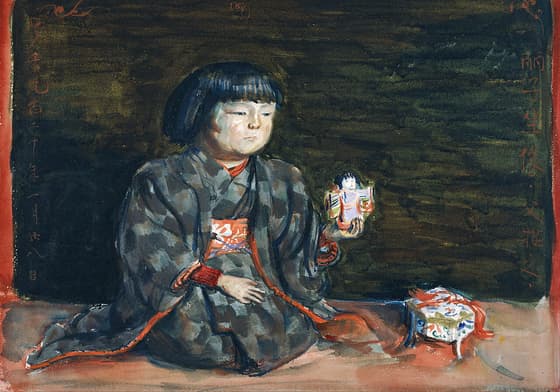 麗子坐像
