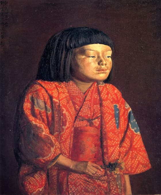 童女図（麗子立像）