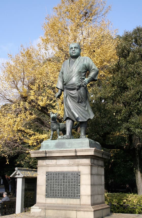 上野公園　西郷隆盛像