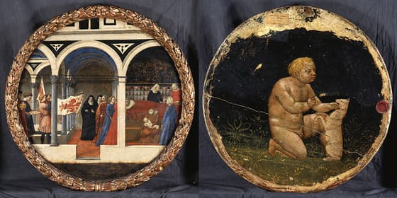 Desco da parto (birth tray)