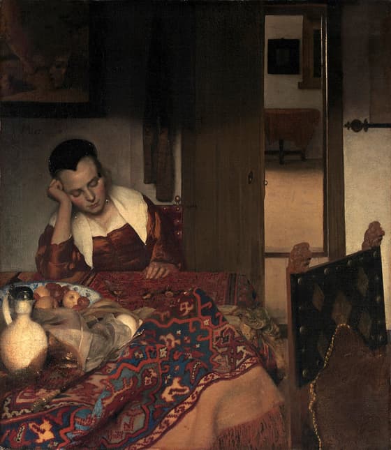 眠る女