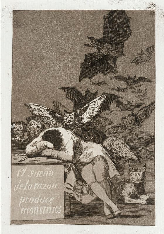 ロス・カプリチョス 43 理性の眠りは怪物を生む