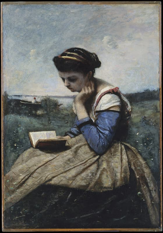 読書する女