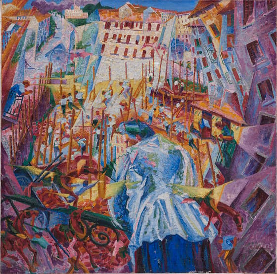 La strada entra nella casa