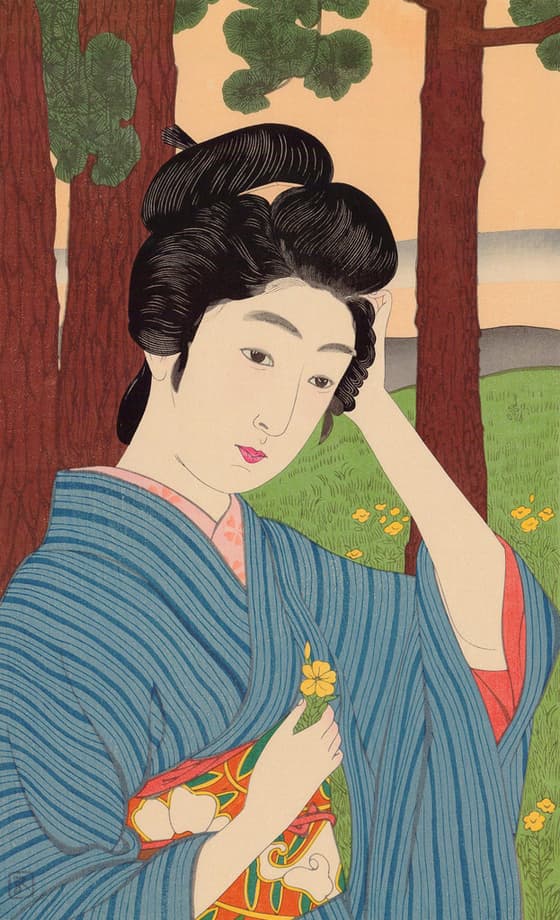 木立の女