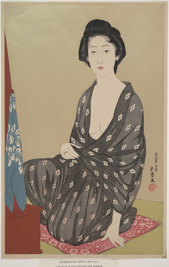 夏衣の女