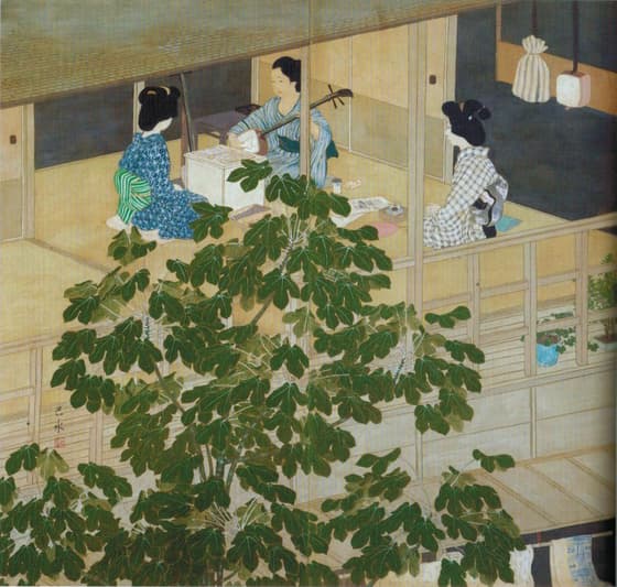 三味線の稽古
