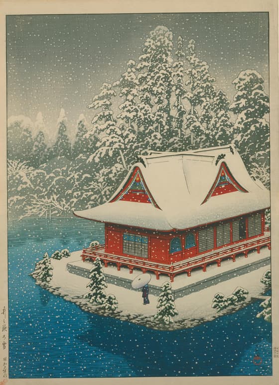 井之頭の雪