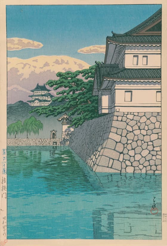 東京二十景 桔梗門