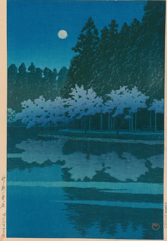 井の頭の春の夜
