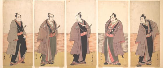 五代目市川團十郎の五人男 侠客