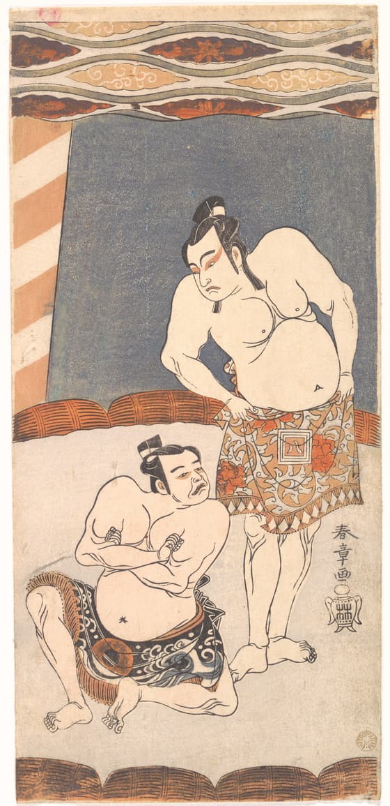 二代目市川八百蔵の力士