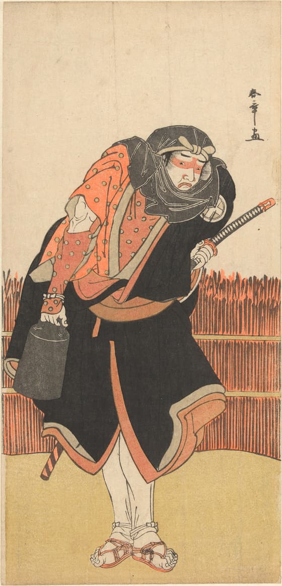 山賊に扮した役者
