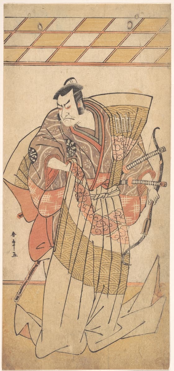 長袴姿の初代中村仲蔵