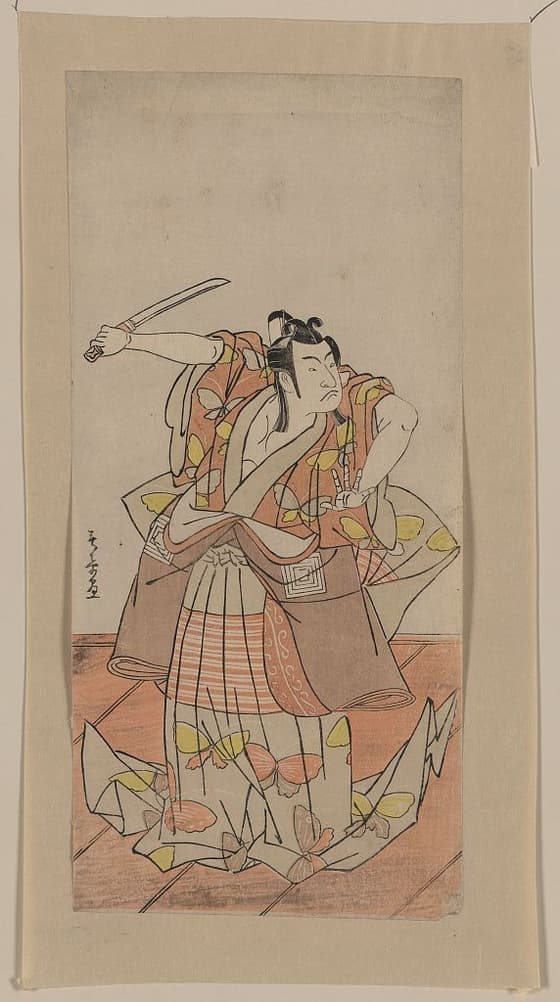 二代目市川門之助の曽我五郎(1776年)