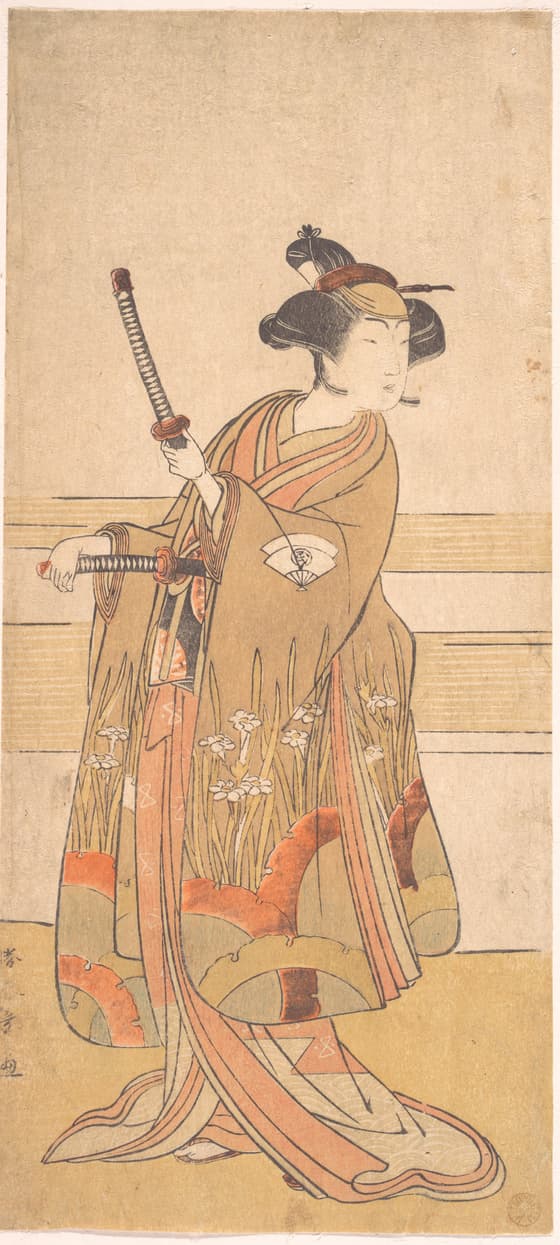 初代尾上多見蔵の武家の女