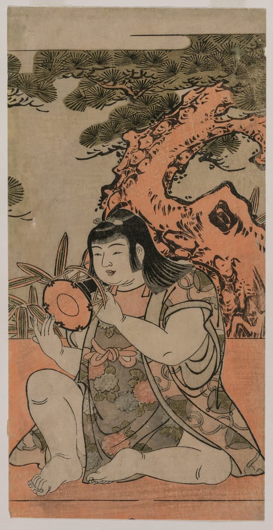 鼓を打つ人形