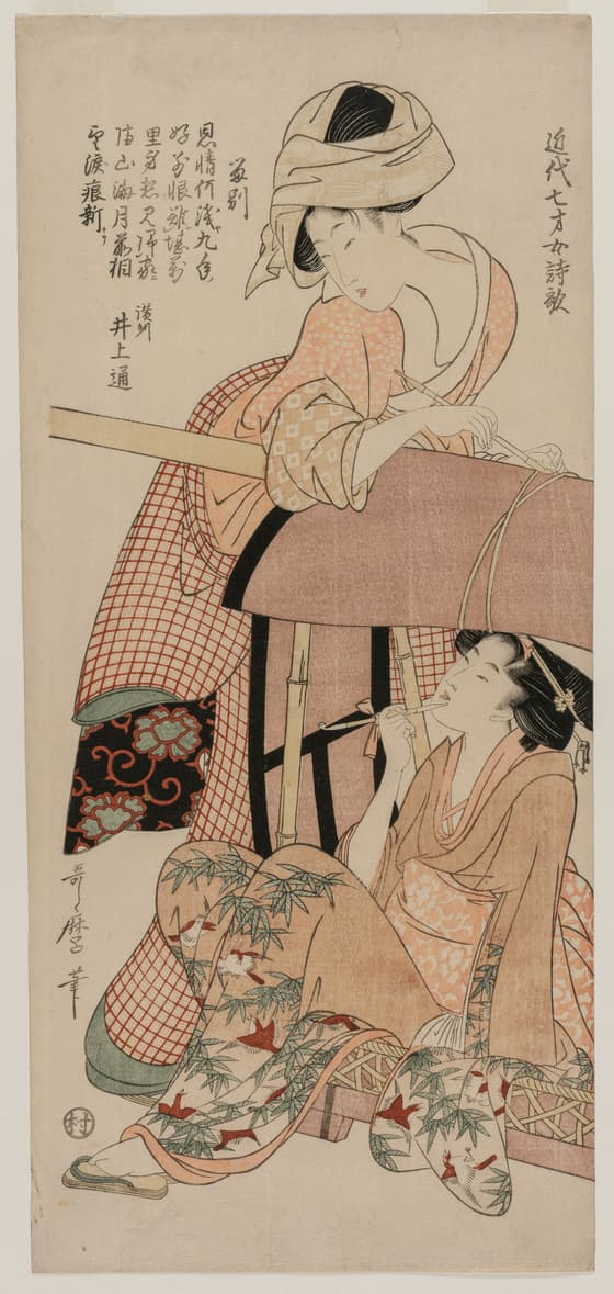 近代七才女詩歌　井上通