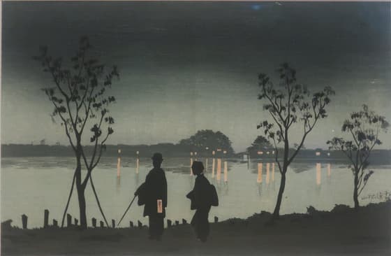 隅田川夜(別摺)