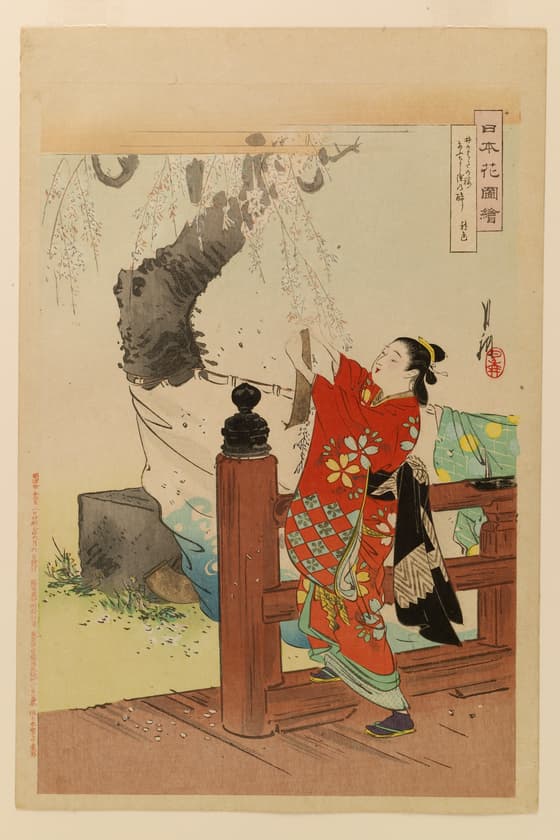 Writing a poem on a long and narrow piece of paper ("tanzaku") and attaching it to a tree or other object can be a way of sending a message. For instance