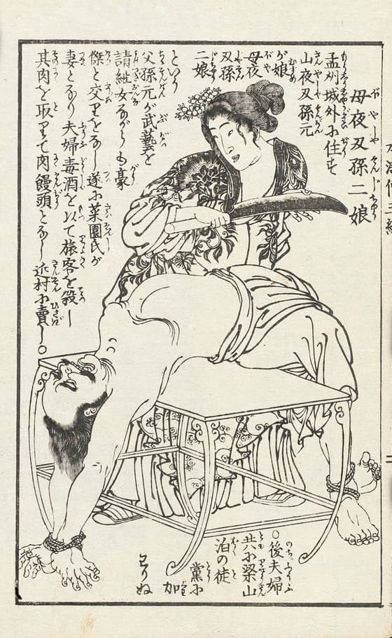 孫二娘（下絵）